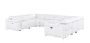2679 - 8-Piece U-Shaped Power Reclining Sectional In Genuine Leather (4 Recliner)