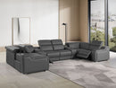 1116 - 8-Piece U-Shaped Sectional Sofa In With 2 Power Recliners & Power Headrests