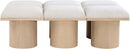 Pavilion - 6 Piece Modular Bench With Natural Base