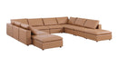 1100 - 10-Piece U-Shaped Sectional With Chaise In Top-Grain Italian Leather