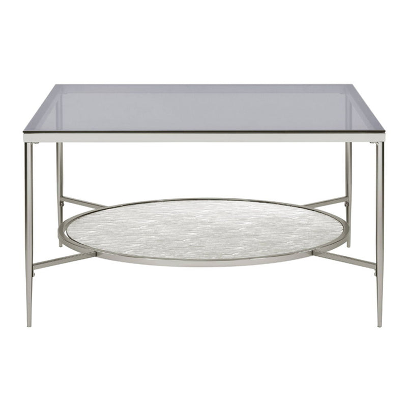 Adelrik - Coffee Table - Glass & Chrome