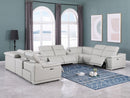 9762 - 10-Piece U-Shaped Sectional Sofa With 4 Power Recliners