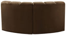Arc - Velvet 2 Piece Modular Sofa