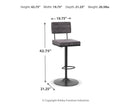 Strumford - Tall Swivel Barstool (Set of 2)