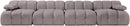 Orin - Velvet 4 Piece Modular Sofa