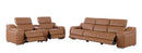 1116 - 6-Piece Modular Power Reclining Sofa And Console Loveseat Set In With 5 Power Recliners & Power Headrests