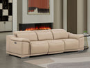 2679 - Genuine Leather Sofa With Dual Power Recliners