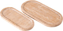 Vanta - Tray (Set of 2) - Travertine