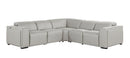 1224 - 5-Piece L-Shaped Sectional Sofa In With 3 Power Recliners & Power Headrests