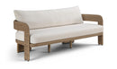 Sandbay - Olefin Water Resistant Fabric And Wicker Outdoor Patio Sofa