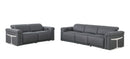1126 - 5-Piece Modular Power Reclining Sofa And Loveseat Set In With 4 Power Recliners & Power Headrests