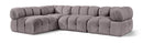 Orin - Fabric Velvet 4 Piece Modular Sectional