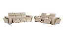 1224 - 6-Piece Modular Power Reclining Sofa And Console Loveseat Set In With 5 Power Recliners & Power Headrests