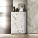 Esther - Chest - White / Silver