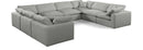 Comfy - 8 Piece Linen Modular Sectional
