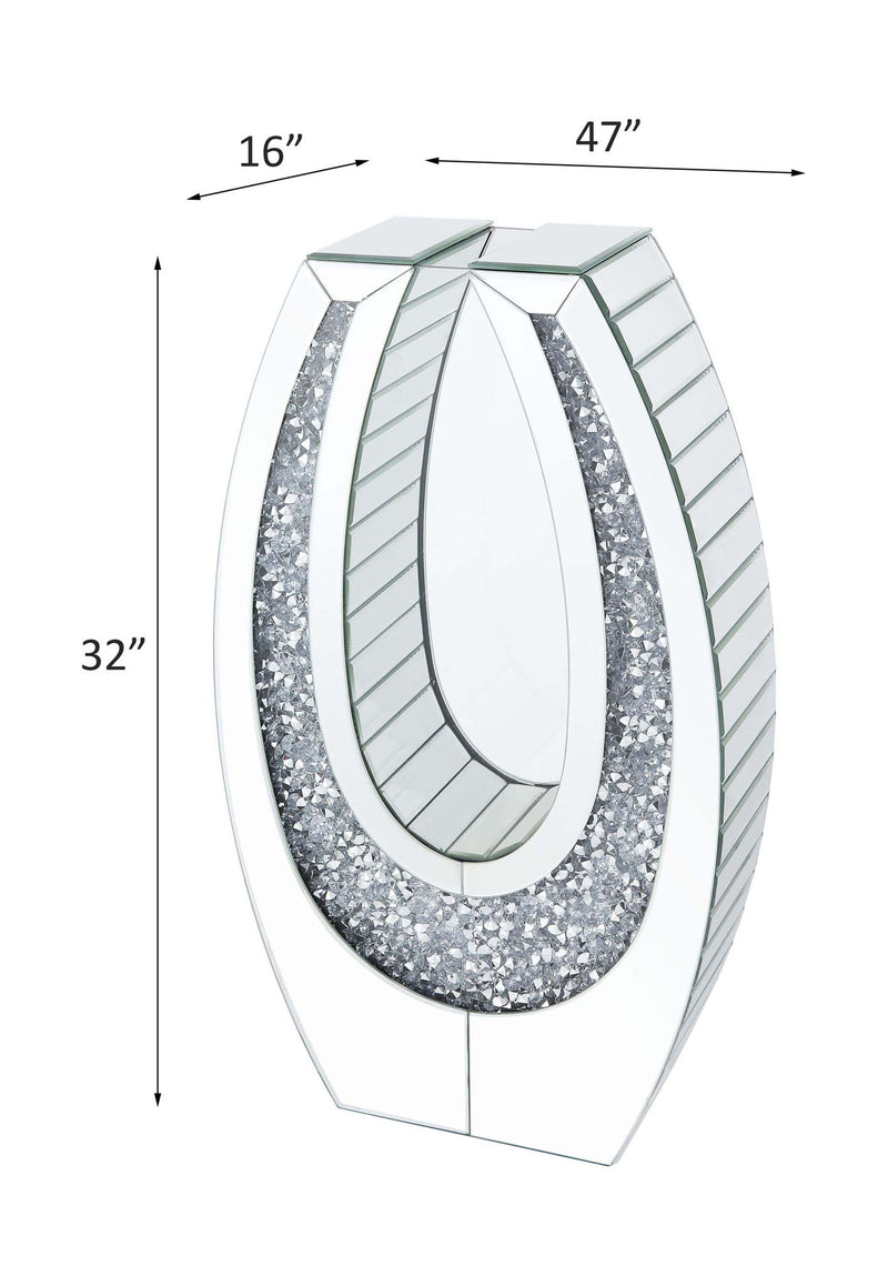 Noralie - Accent Decor - Mirrored & Faux Diamonds