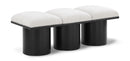 Pavilion - 3 Piece Modular Bench With Black Base