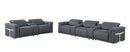 1126 - 8-Piece Modular Power Reclining Sofa & Loveseat Set In With 5 Power Recliners & Power Headrests