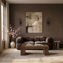 Orin - Velvet Performance Fabric Upholstered 2 Piece Modular Sofa (2 Corner Chairs)
