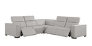 1208 - Leather Reclining Set (Sofa & Loveseat With 4 Power Recliners)