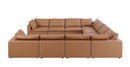 1100 - 10-Piece U-Shaped Sectional In Top-Grain Italian Leather