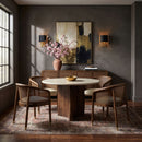 Sylvan - Vegan Leather Dining Chair (Set of 2) - Brown Frame