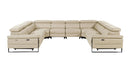 1246 - 8-Piece U-Shaped Modular Power Reclining Sectional With 4 Power Recliners And Power Headrests