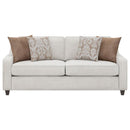 Christine - Upholstered Sloped Arm Sofa - Beige