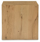 Bracken - Square End Table - Light Brown