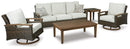Paradise Trail - Sofa with Cushion - Medium Brown