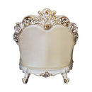 Vendome - Chair With Pillow - Champagne Synthetic Leather & Antique Pearl