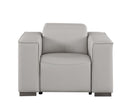 1208 - Leather Power Reclining Chair With Power Headrest