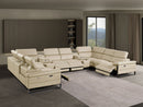 1246 - 10-Piece U-Shaped Modular Power Reclining Sectional With 4 Power Recliners And Power Headrests