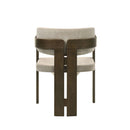 Destin - Side Chair - Light Gray Fabric & Walnut