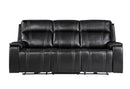 U8880 - Power Reclining Sofa With Armrest Cupholder, DDT With Watch Charger - Black