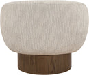 Avella - Interwoven Fabric Swivel Accent Chair