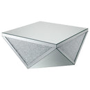 Amore - Square Mirrored Acrylic Crystal Table