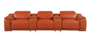 9762 - 5-Piece Modular Power Reclining Sofa And Loveseat Set With 3 Power Recliners In