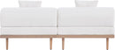 Laguna - 2 Piece Resilient Water Resistant Fabric 71" Outdoor Patio Armless Modular Loveseat