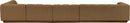 Modari - Sectional - Brown