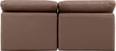 Indulge - Faux Leather 2 Seat Modular Armless Sofa