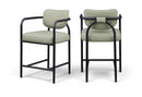 Serava - Vegan Leather Upholstered Bar Stool