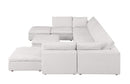 1100 - Top-Grain Italian Leather 9-Piece Sectional With Chaise