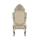 Sorina - Side Chair (Set of 2) - Synthetic Leather & Antique Gold