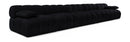 Orin - Velvet 5 Piece Modular Armless Sofa