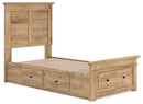 Makidern - Panel Storage Bed