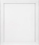 Modernist - Mirror With Stainless Steel Base - White