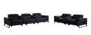 1246 - Modular Power Reclining Dual Console Sofa And Console Loveseat Set With Power Headrests