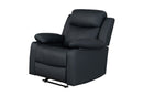 U6026 - Glider Recliner With LED - Black