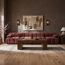 Orin - Velvet 4 Piece Modular Sofa